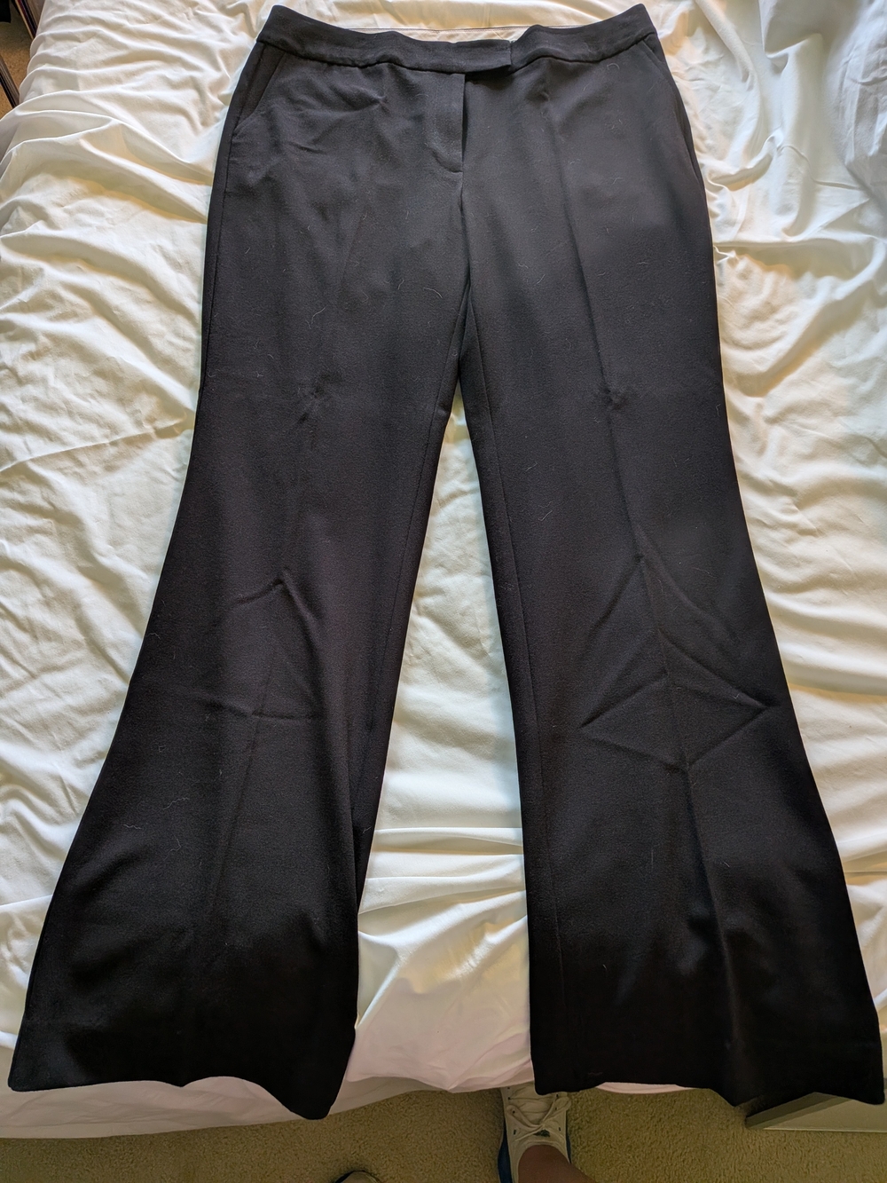 Mark Eisen Classic Black Wide-Leg Women’s Pants